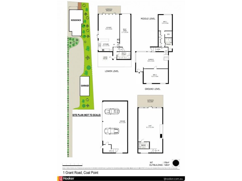 1 Grant Road, Coal Point NSW 2283 Floorplan