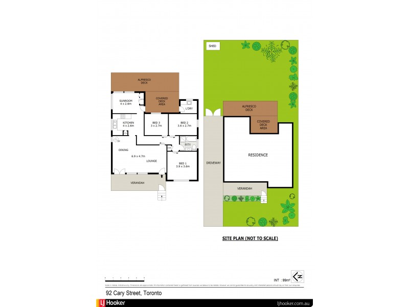 92 Cary Street, Toronto NSW 2283 Floorplan