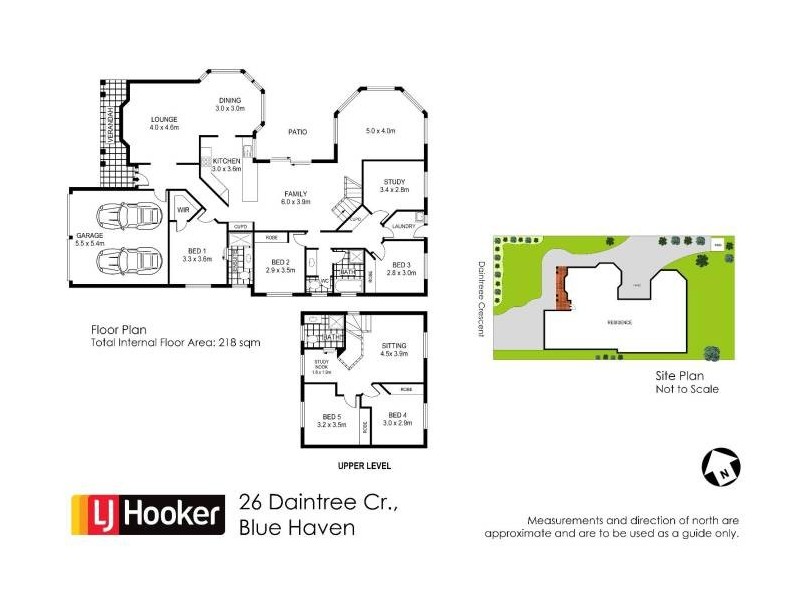 26 Daintree Crescent, Blue Haven NSW 2262 Floorplan