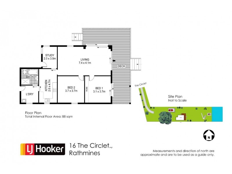 16 The Circlet, Rathmines NSW 2283 Floorplan