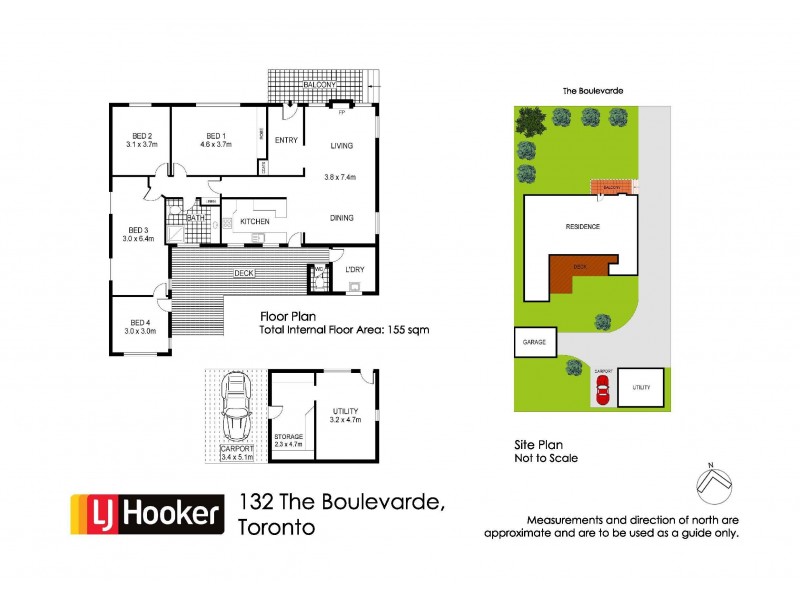 132 The Boulevarde, Toronto NSW 2283 Floorplan