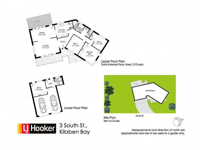 3 South Street, Kilaben Bay NSW 2283 Floorplan
