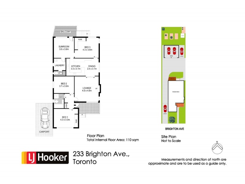 233 Brighton Avenue, Toronto NSW 2283 Floorplan