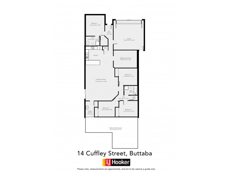 14 Cuffley Street, Buttaba NSW 2283 Floorplan
