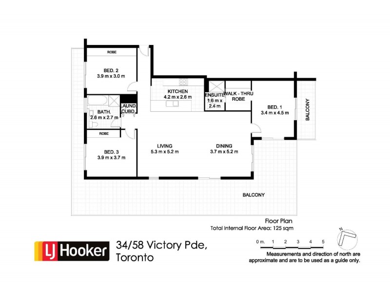 34/58 Victory Parade, Toronto NSW 2283 Floorplan