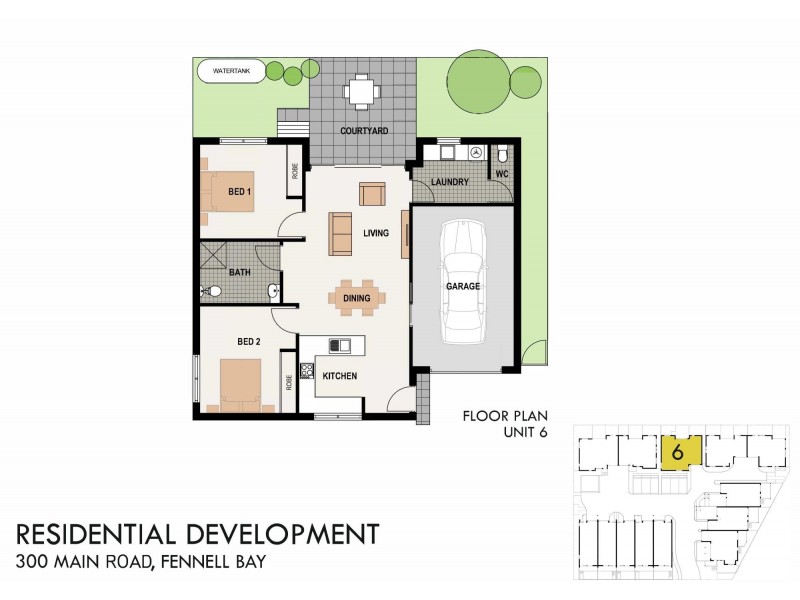 6/300 Main Road, Fennell Bay NSW 2283 Floorplan