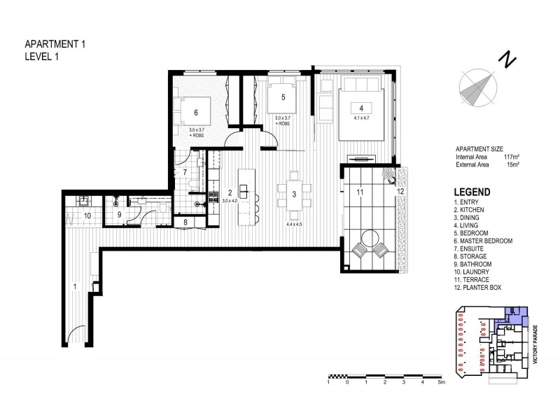 Level 1/1/34-36 Victory Parade, Toronto NSW 2283 Floorplan
