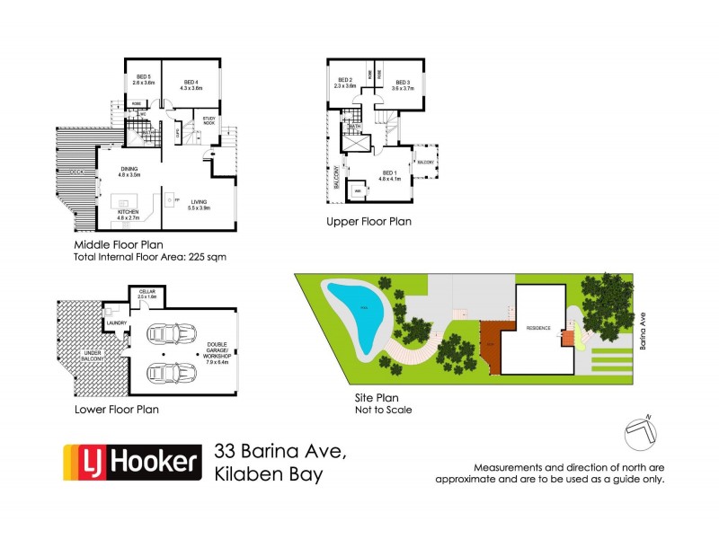 33 Barina Avenue, Kilaben Bay NSW 2283 Floorplan