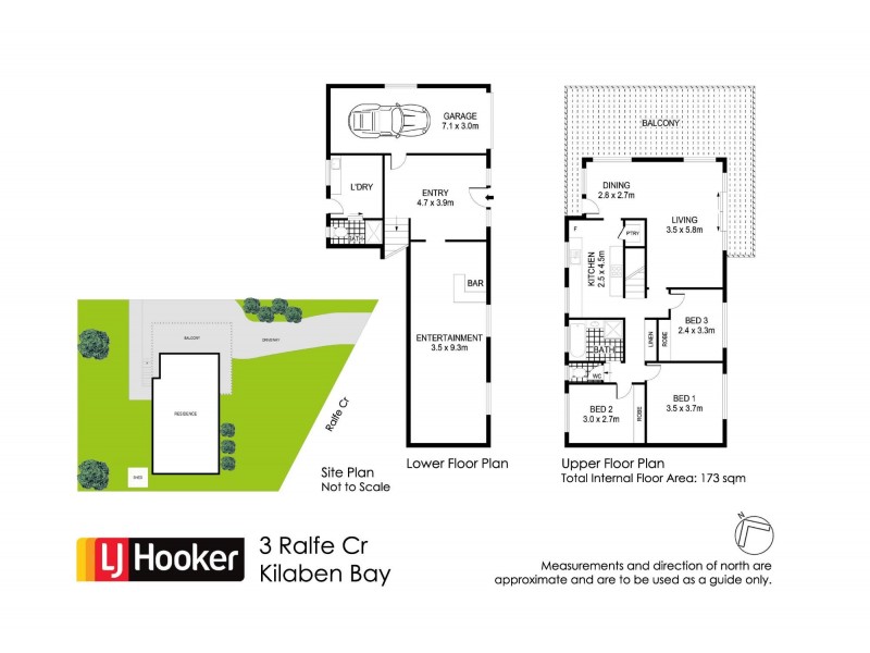 3 Ralfe Crescent, Kilaben Bay NSW 2283 Floorplan