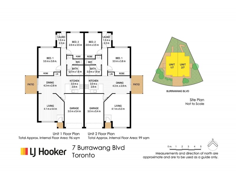2/7 Burrawang Boulevard, Toronto NSW 2283 Floorplan