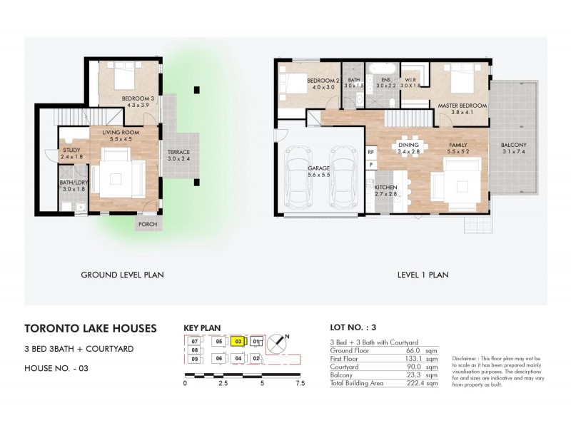 3/22 Brighton Avenue, Toronto NSW 2283 Floorplan