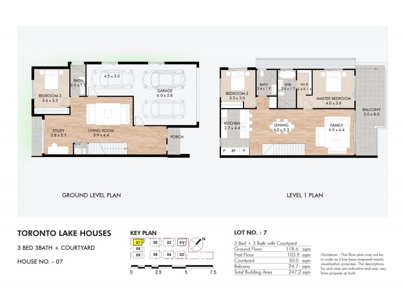 7/22 Brighton Avenue, Toronto NSW 2283 Floorplan