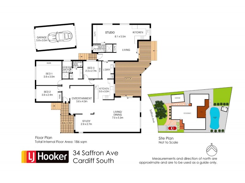 34 Saffron Avenue, Cardiff South NSW 2285 Floorplan