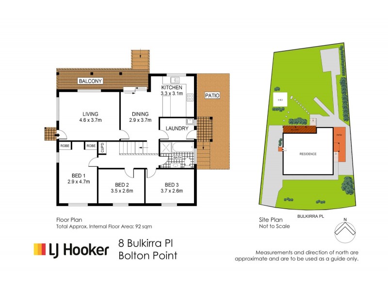 8 Bulkirra Place, Bolton Point NSW 2283 Floorplan