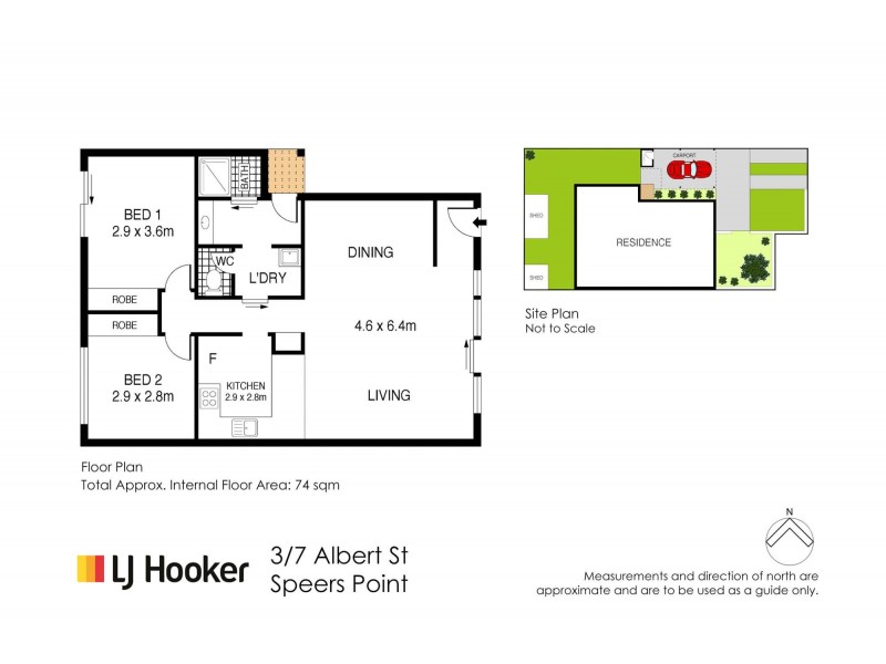 3/7 Albert Street, Speers Point NSW 2284 Floorplan