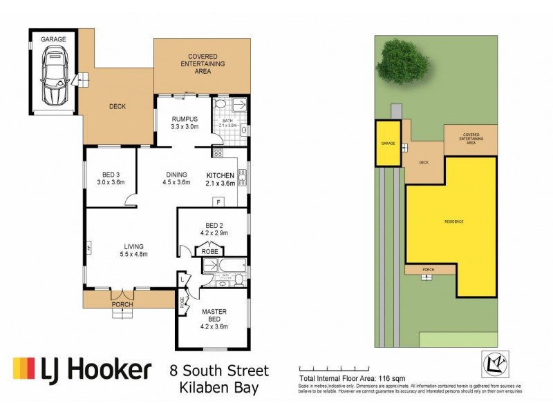 8 South Street, Kilaben Bay NSW 2283 Floorplan