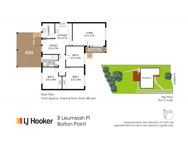 8 Leumeah Place, Bolton Point NSW 2283 Floorplan