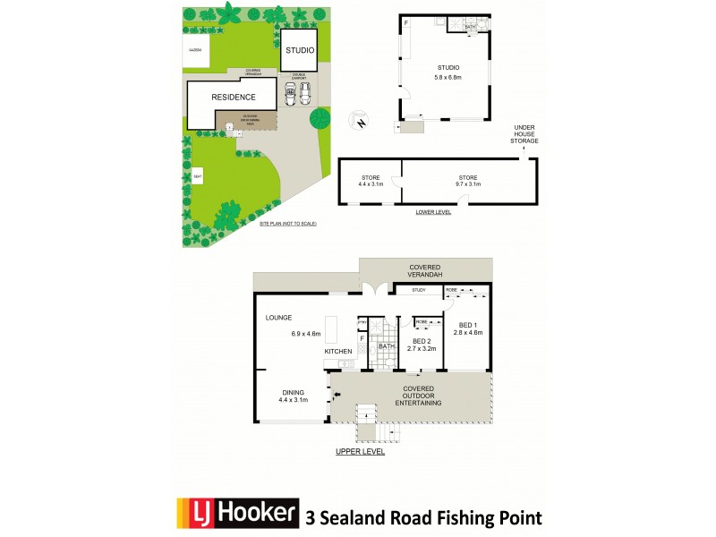 3 Sealand Road, Fishing Point NSW 2283 Floorplan