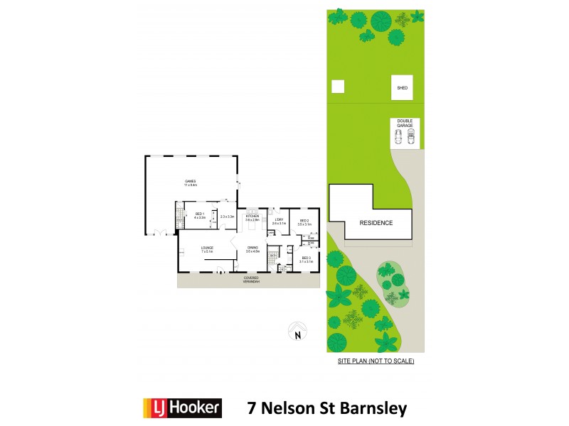 7 Nelson Street, Barnsley NSW 2278 Floorplan
