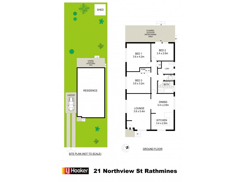 21 Northview Street, Rathmines NSW 2283 Floorplan
