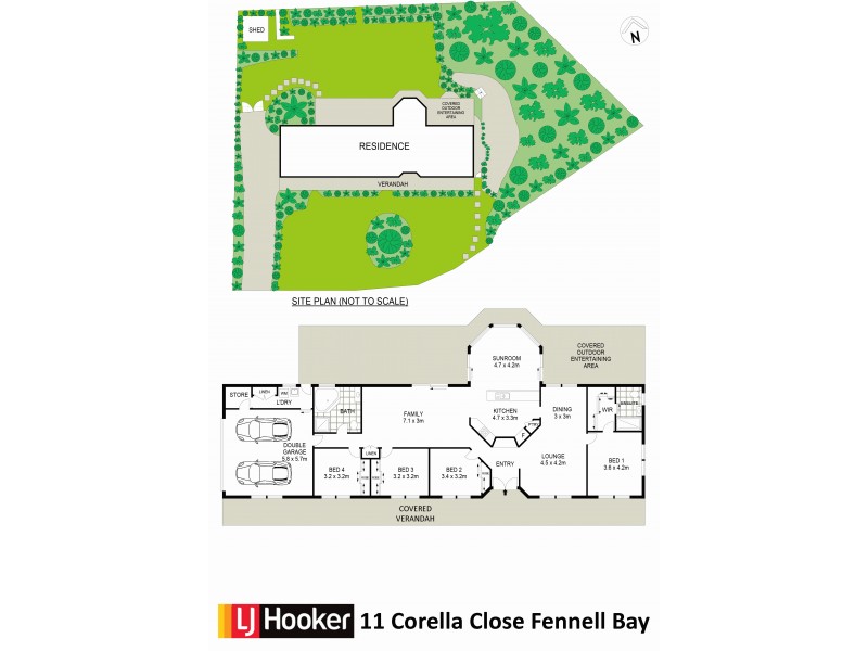11 Corella Close, Fennell Bay NSW 2283 Floorplan