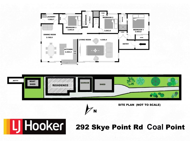 292 Skye Point Road, Coal Point NSW 2283 Floorplan