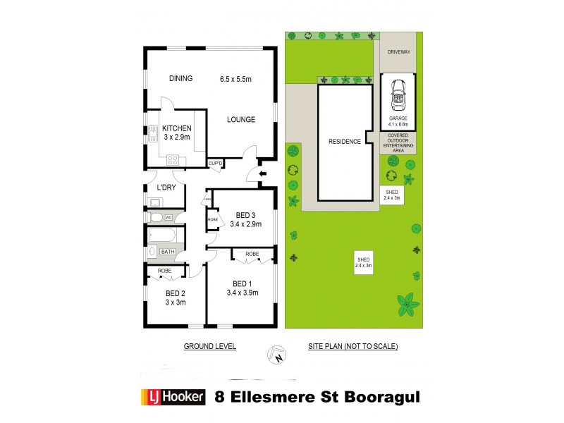 8 Ellesmere Street, Booragul NSW 2284 Floorplan