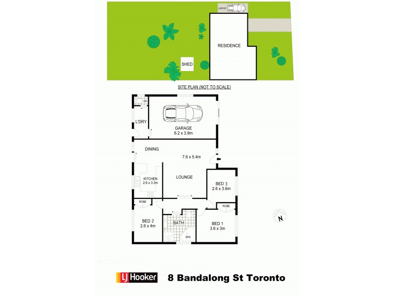 8 Bandalong Street, Toronto NSW 2283 Floorplan