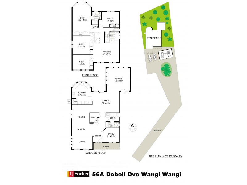 56a Dobell Drive, Wangi Wangi NSW 2267 Floorplan