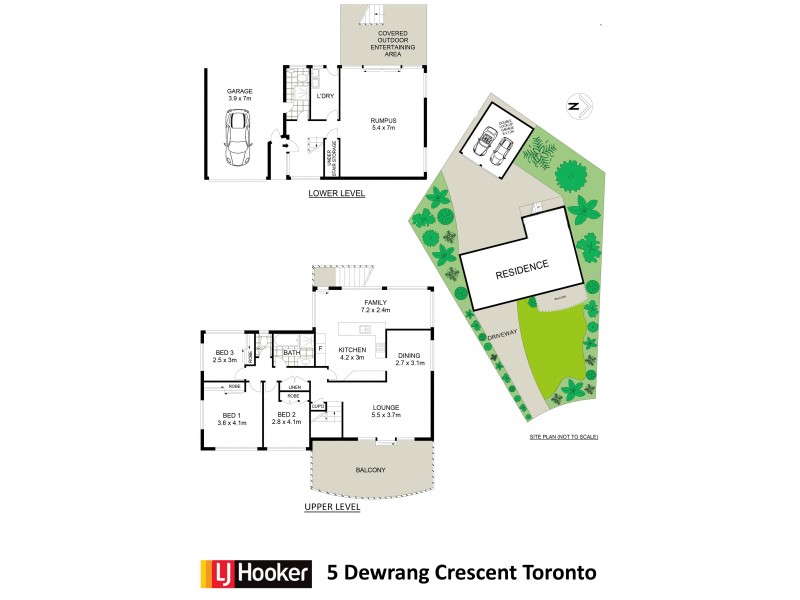5 Dewrang Crescent, Toronto NSW 2283 Floorplan