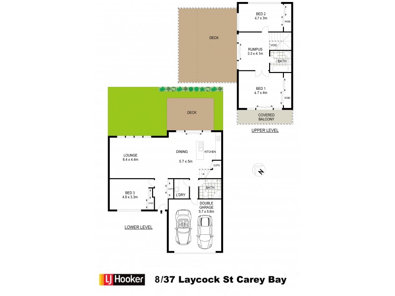 8/37 Laycock Street, Carey Bay NSW 2283 Floorplan