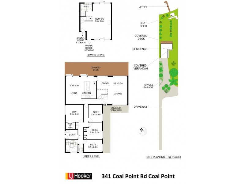 341 Coal Point Road, Coal Point NSW 2283 Floorplan