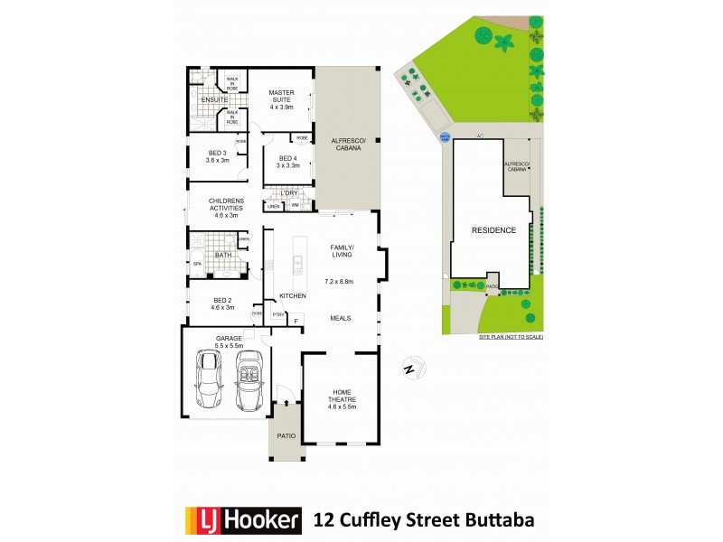 12 Cuffley Street, Buttaba NSW 2283 Floorplan