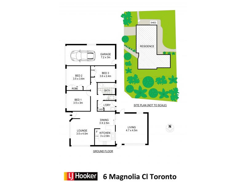 6 Magnolia Court, Toronto NSW 2283 Floorplan