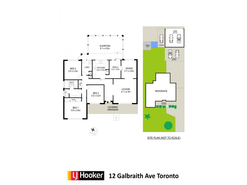 12 Galbraith Avenue, Toronto NSW 2283 Floorplan