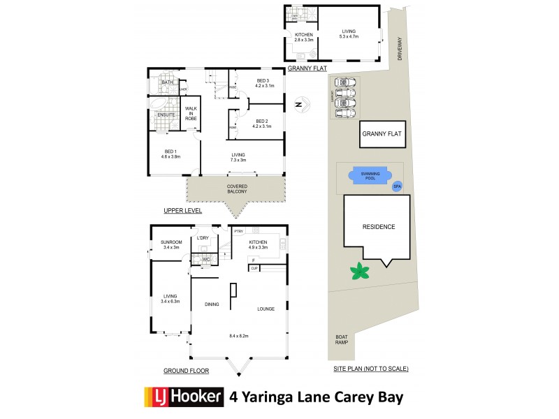 4 Yaringa Lane, Carey Bay NSW 2283 Floorplan