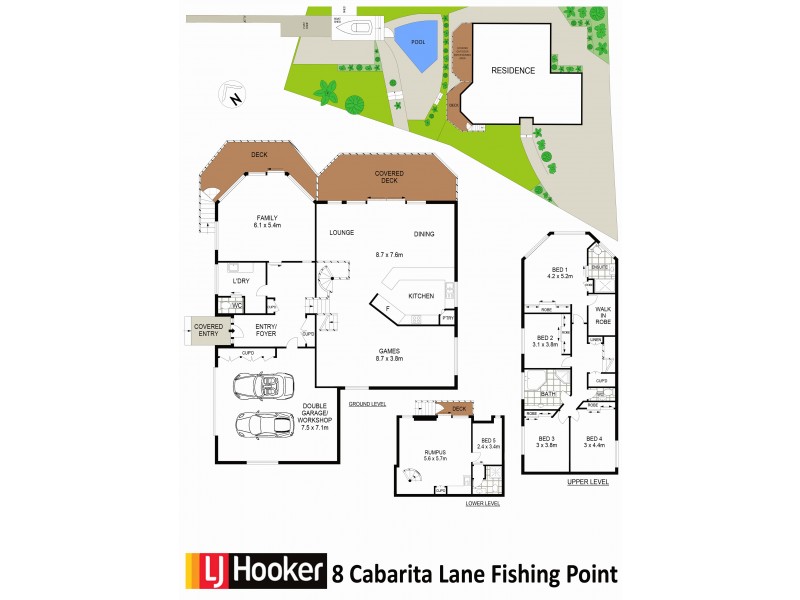 8 Cabarita Lane, Fishing Point NSW 2283 Floorplan
