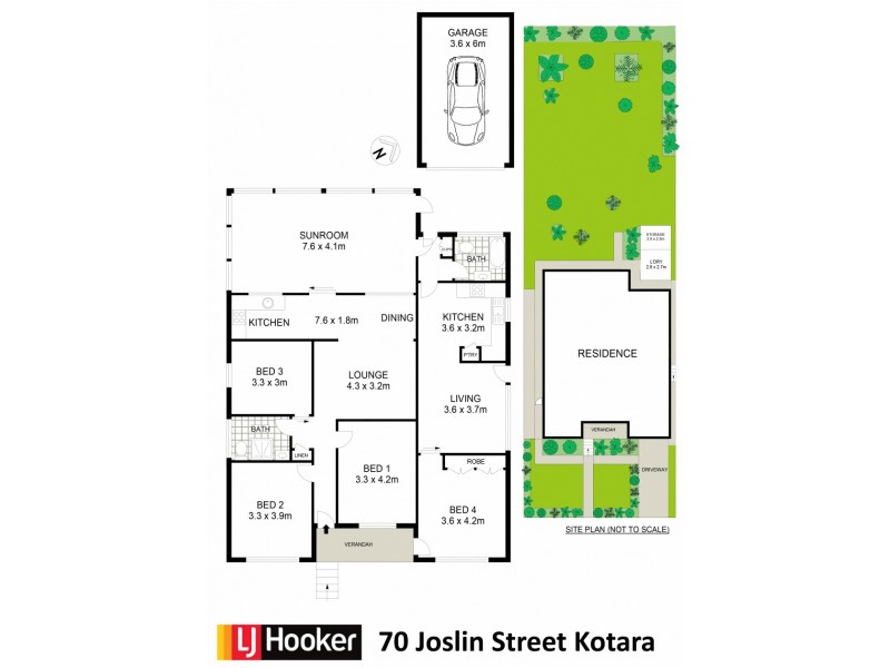 70 Joslin Street, Kotara NSW 2289 Floorplan