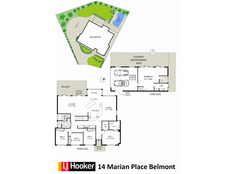 14 Marian Place, Belmont North NSW 2280 Floorplan