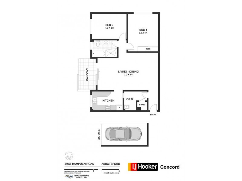5/156 Hampden Road, Abbotsford NSW 2046 Floorplan