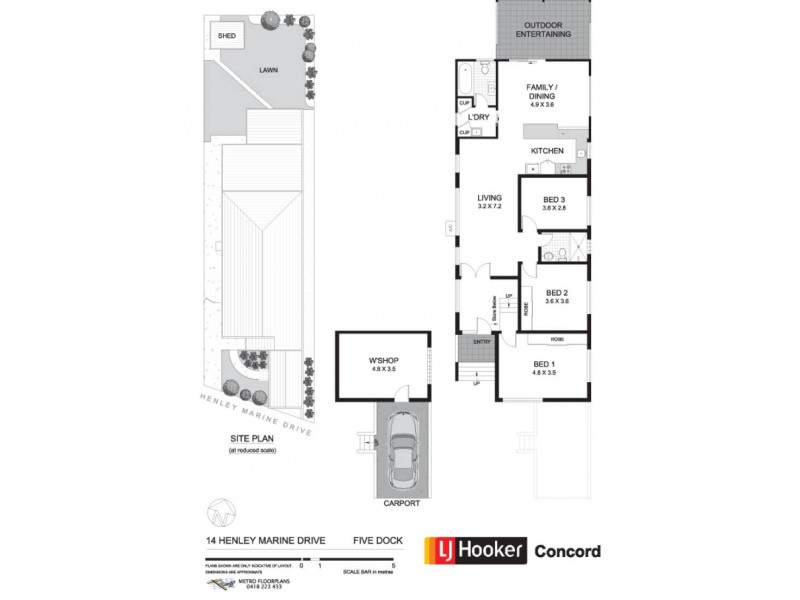 14 Henley Marine Drive, Five Dock NSW 2046 Floorplan