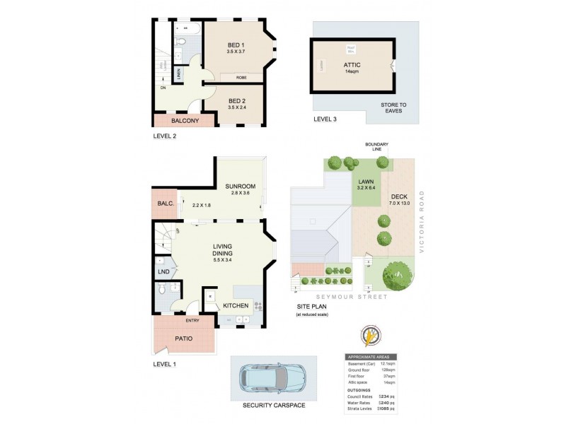 15 Seymour Street, Drummoyne NSW 2047 Floorplan