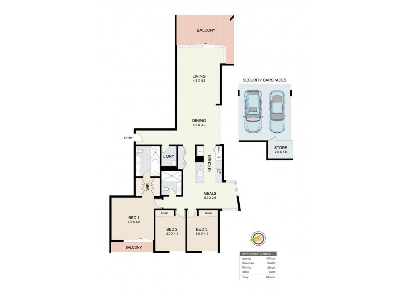 27/18 Edgewood Crescent, Cabarita NSW 2137 Floorplan