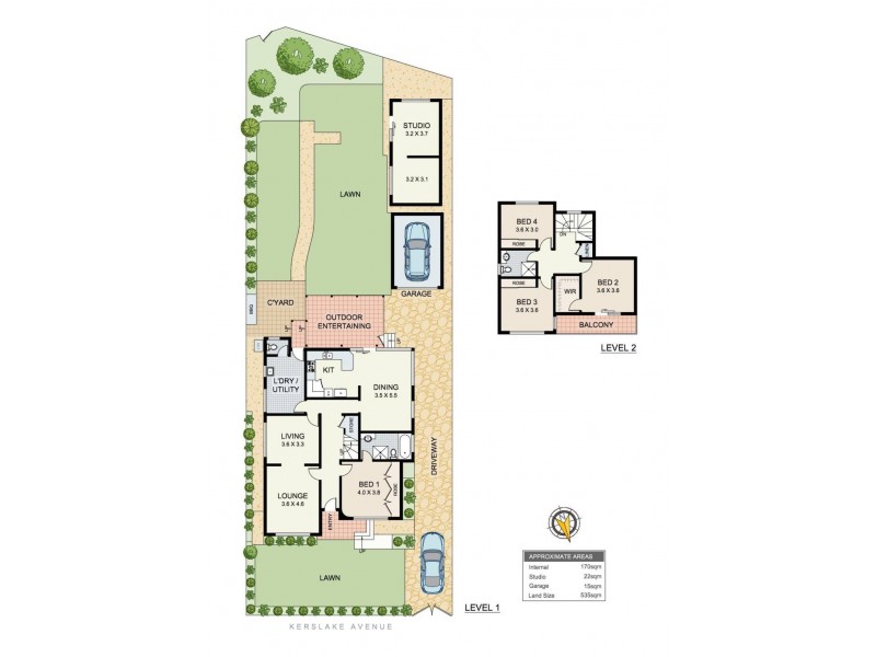 2 Kerslake Avenue, Regents Park NSW 2143 Floorplan