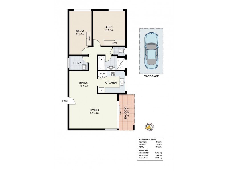 5/283 Victoria Place, Drummoyne NSW 2047 Floorplan