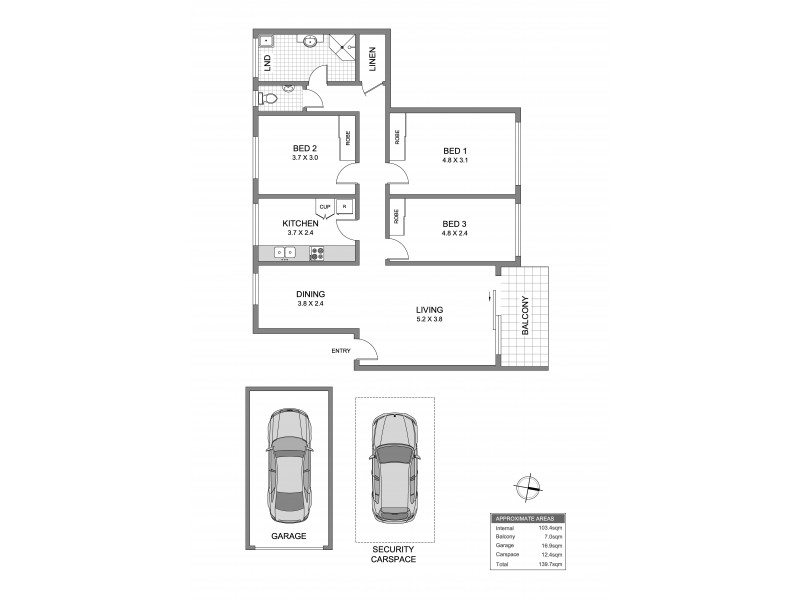 22/107 Concord Road, Concord NSW 2137 Floorplan