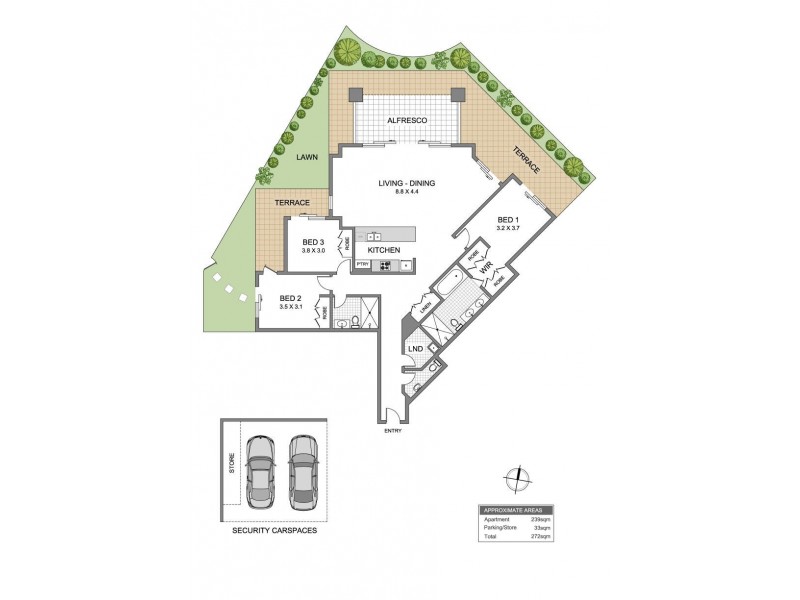 117/58 Peninsula Drive, Breakfast Point NSW 2137 Floorplan