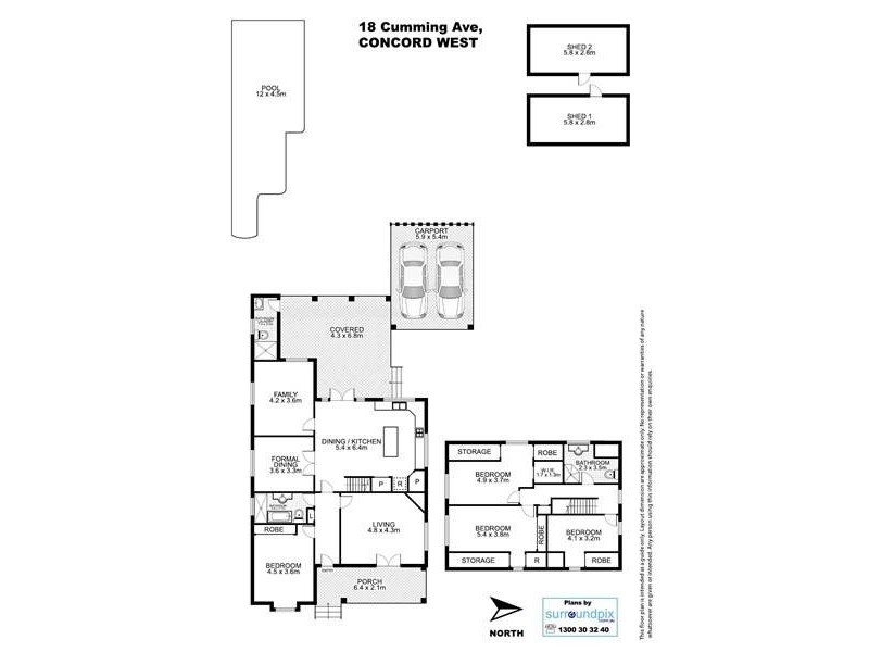 18 Cumming Avenue, Concord West NSW 2138 Floorplan