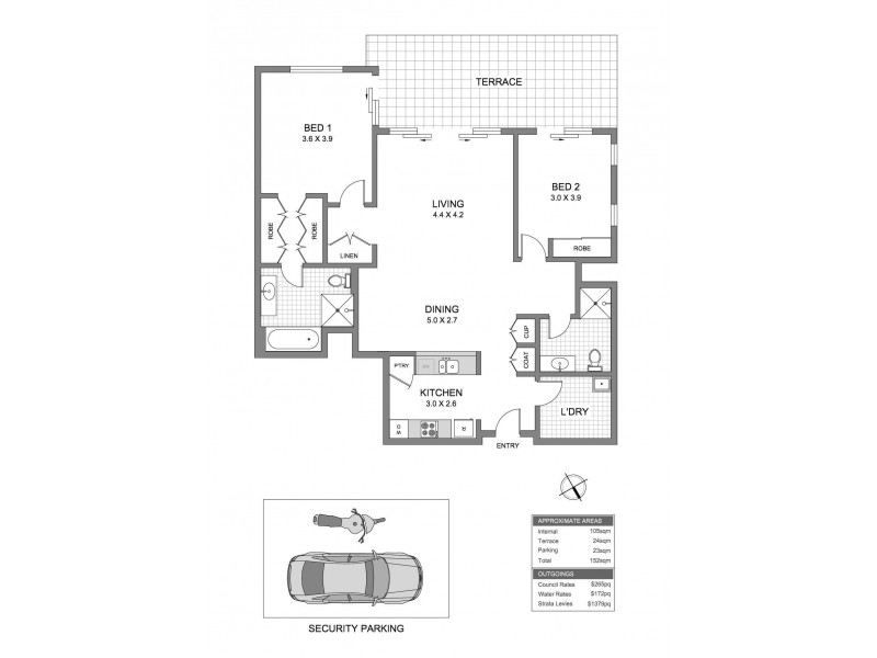 52/1 Juniper Drive, Breakfast Point NSW 2137 Floorplan