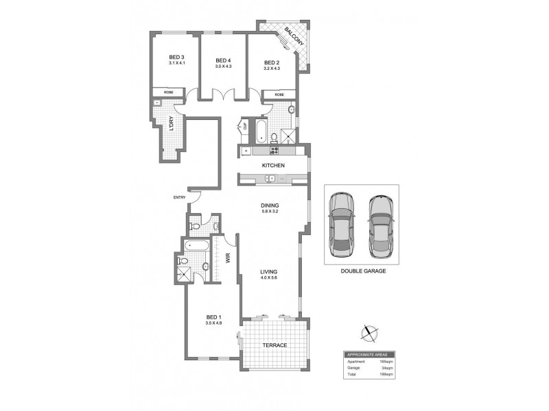 21/26 Phillips Street, Cabarita NSW 2137 Floorplan